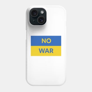 Ukraine "No War" Phone Case