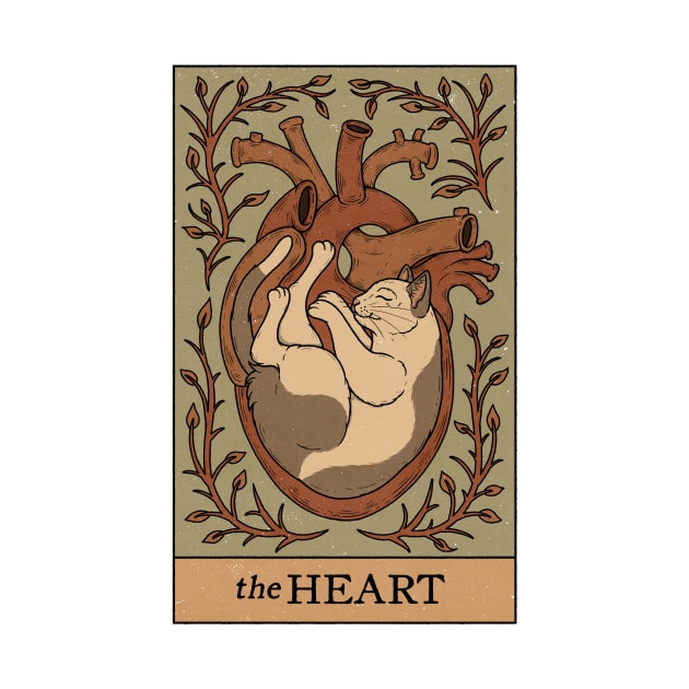 The Heart - Cats Tarot by thiagocorrea