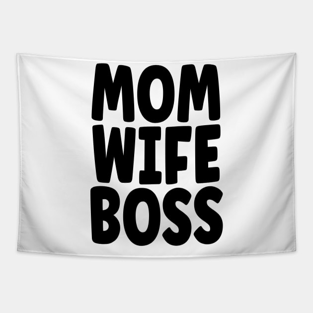 Mom Wife Boss v2 Tapestry by Emma