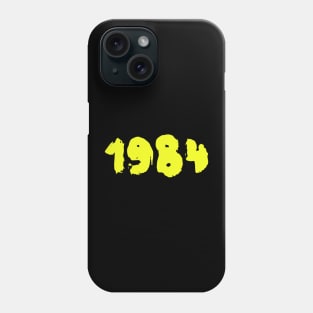 1984 yellow Phone Case