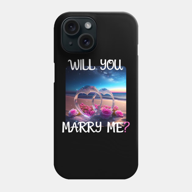 Marriage Proposal For Wedding Or Engagement - Romantic Gift Idea Phone Case by PD-Store