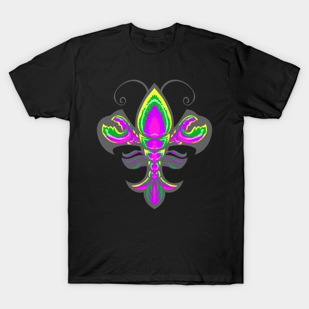 Discover Mardi Gras Fleur De Lis Crawfish - Mardi Gras Crawdad - T-Shirt