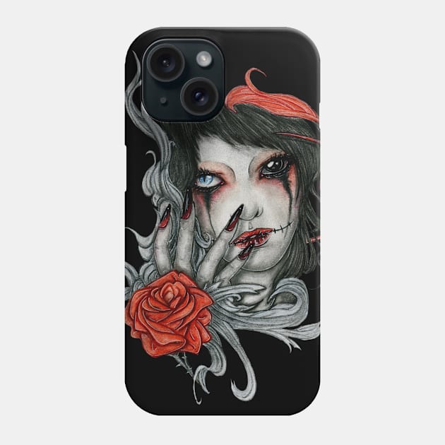 Bloody Tears Phone Case by Illusorya