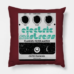 Electric Mistress Guitar FX Fan Art Design Pillow