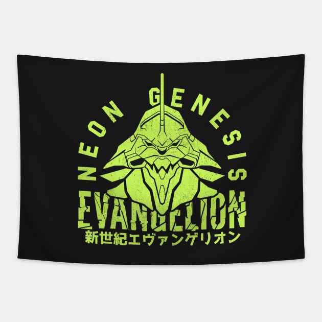 Varsity Evangelion Tapestry by Krobilad