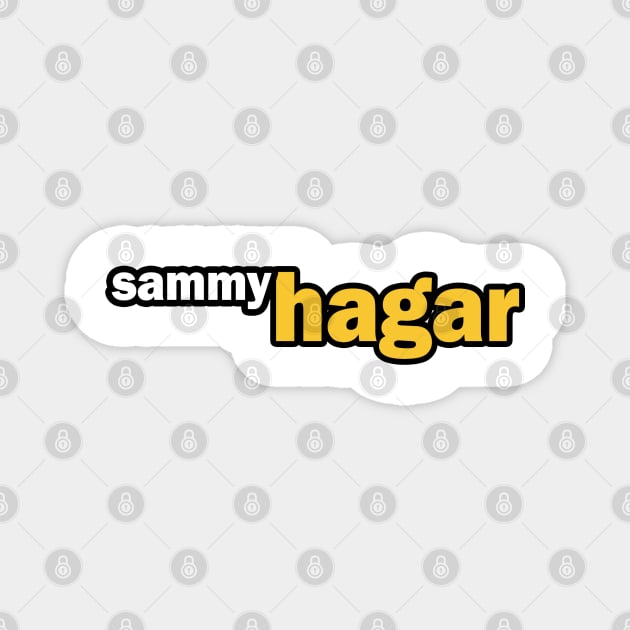 Sammy Hagar - Sam Goody style! Magnet by RetroZest