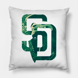 Green Xicano Dago Pillow