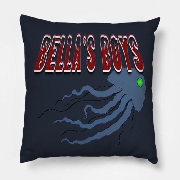 Bella's Boys Pillow by Thomas R Clark