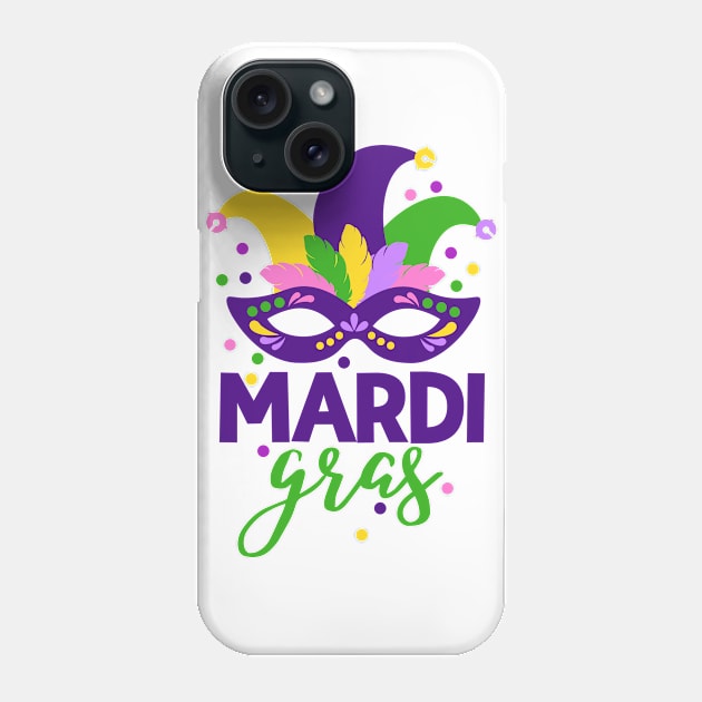 MARDI GRAS 2024 Phone Case by Long-N-Short-Shop