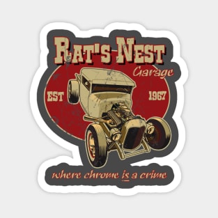 Rat's Nest Garage Magnet