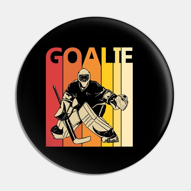 Vintage Hockey Goalie Pin by GWENT