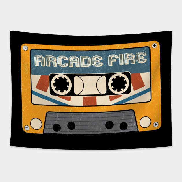 Cassete vintage Arcade Fire Tapestry by bardo_bardon