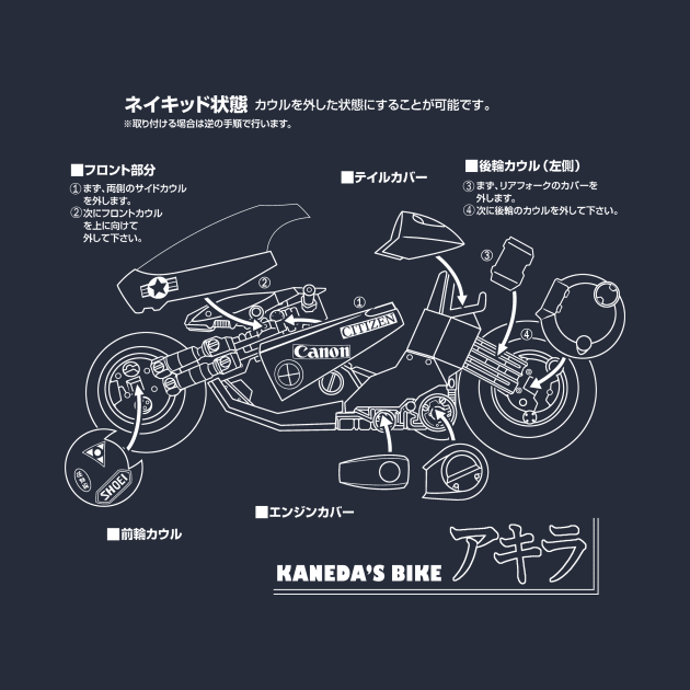 Kaneda's Bike by HELLJESTER