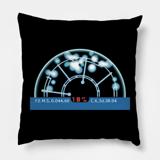 Aliens Motion Tracker Display Pillow by SPACE ART & NATURE SHIRTS 