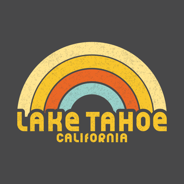 Retro Lake Tahoe California by dk08