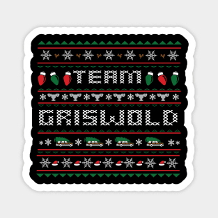 Team Griswold Christmas Vacation Sweater Design Magnet