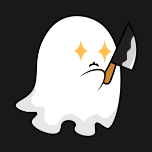 Halloween ghost knife T-Shirt