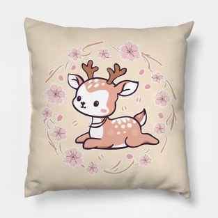 Shy Cute Deer Pillow