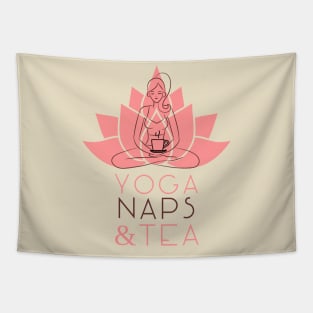 Yoga Naps Tea Tapestry