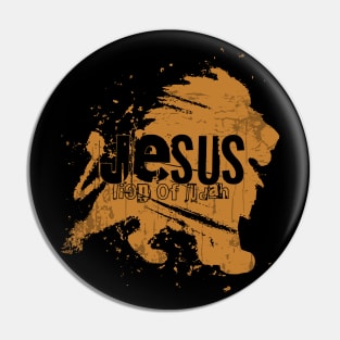 Jesus - Lion of Judah - Gold Pin