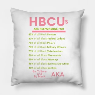 HBCUs are responsible for… DIVINE 9 (AKAs) Pillow