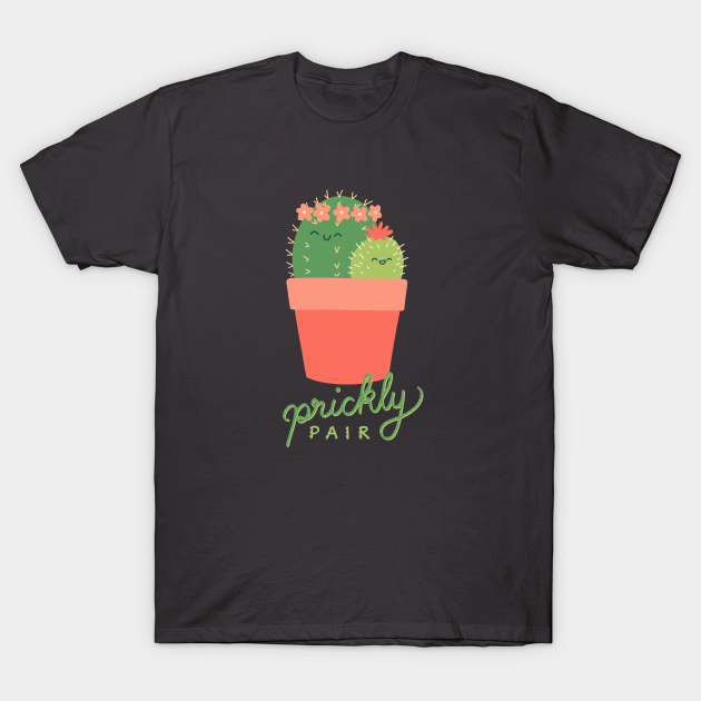 Discover Prickly Pair Cactus Couple - Cactus - T-Shirt