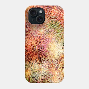 Fireworks light celebration pattern background Phone Case