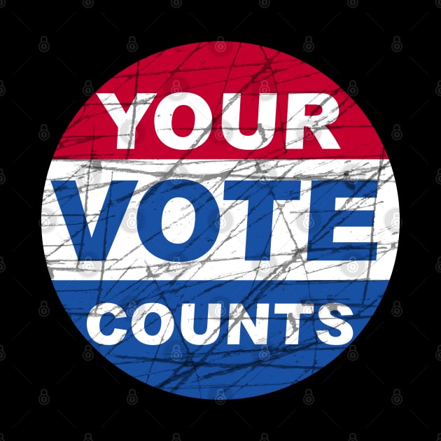 Vintage Your Vote Counts by Scar