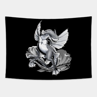 Shark Wyvern Tapestry