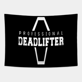 Professional Deadlifter Coffin Funny Mortician Saying Tapestry