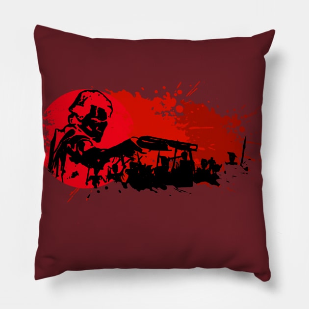 Ash Splash Pillow by Silenceplace