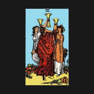 Tarot Card = Three of Cups T-Shirt