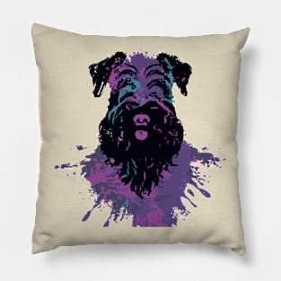 Giant Schnauzer Munich Schnauzer Stencil Pillow