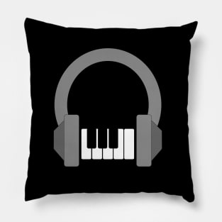 Headphones and keys jamming - Music engineering Pillow