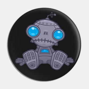 Sad Robot Pin