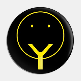 Yes face-Yellow. Pin