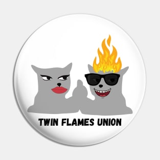 twin flames union Pin