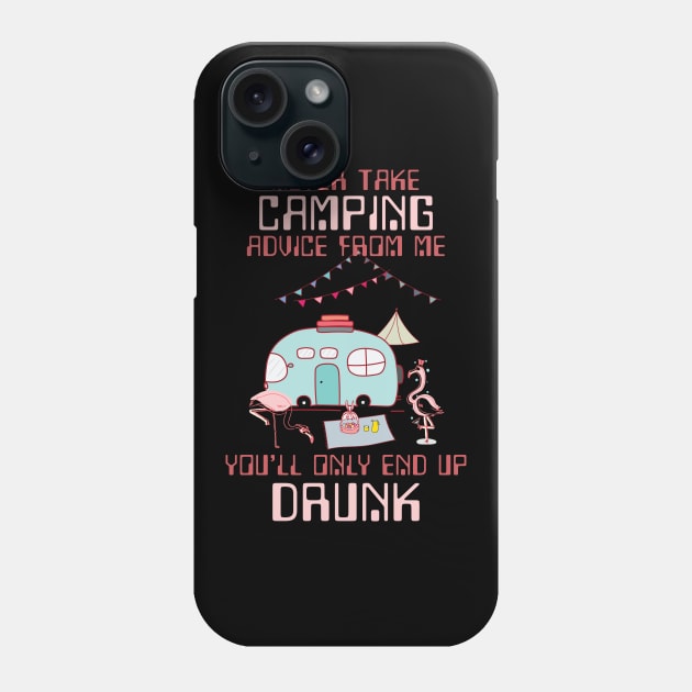 Funny Camping Vacation Gift Camper Camping Phone Case by shirtsyoulike