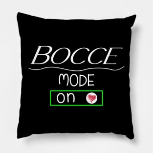 Bocce mode - on Pillow