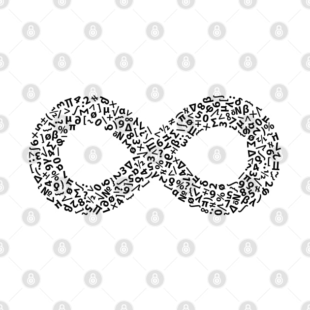 Infinity symbol black V.1 by PrintablesPassions