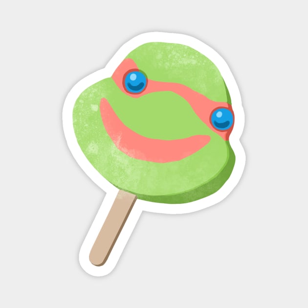 Turtles Popsicle Magnet by waveformUSA