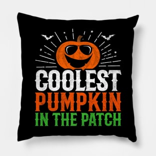 Funny Halloween Party Costume Coolest Pumpkin In The Patch Pillow