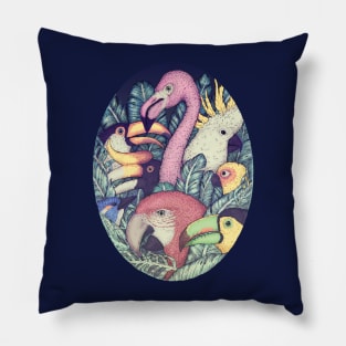 The Jungle Birds Pillow