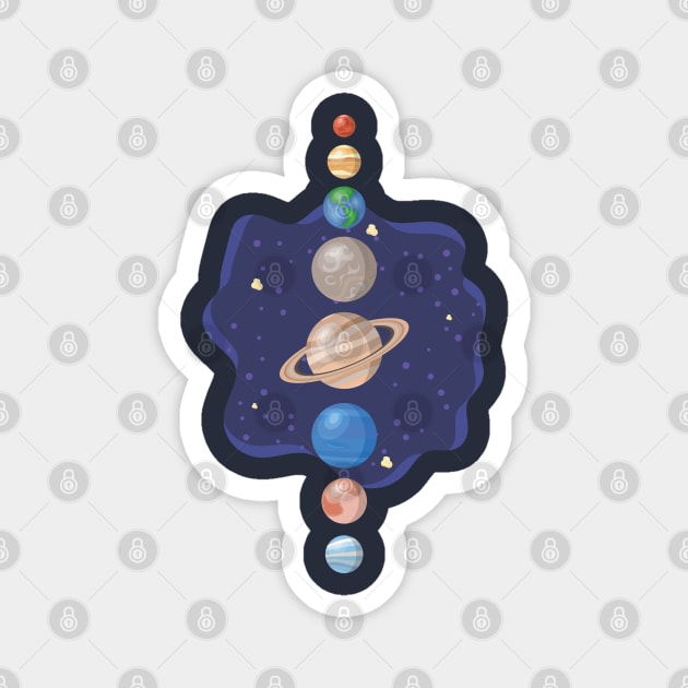 Solar System Magnet by cInox