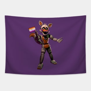 Lolbit Lesbian Flag Pride - FNAF Tapestry