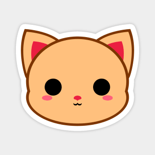 Cute Orange Bristish Short Hair Cat Magnet