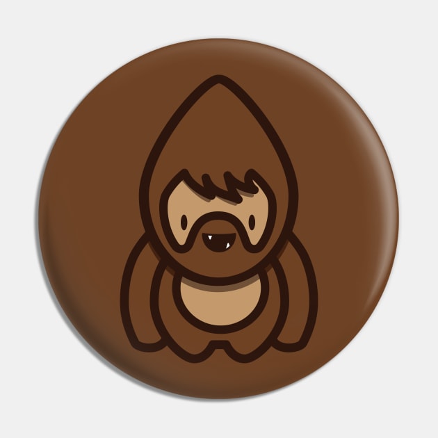 Adult 'Squatch Pin by jepegdesign