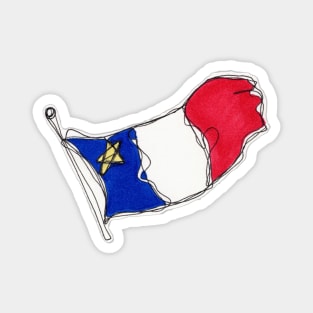 Drapeau acadien Magnet