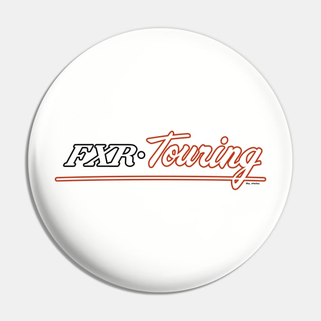 F X R - Touring Pinstripe Black and Orange Pin by the_vtwins