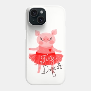 Pig Ballet Dancer Phone Case